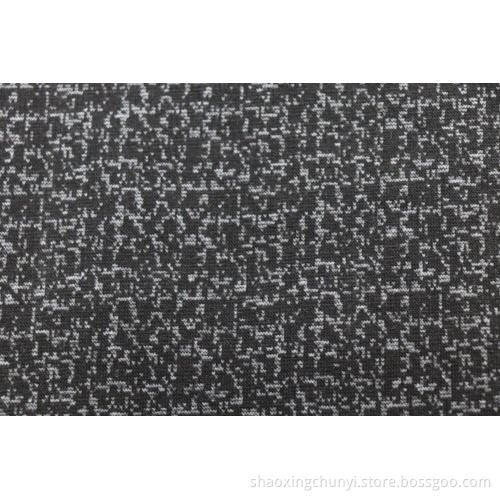 Black And White Dot Jacquard Fabric